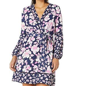 Eliza J Women's Faux Wrap Dress with Self Sash sz 18